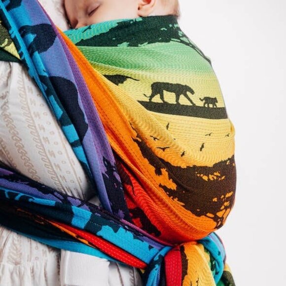NWT Lenny Lamb Wrap Rainbow Safari Size 4 - Picture 1 of 3